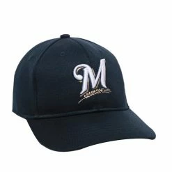 Best Pirce 🤩 OC Sports MLB Curve Visor Cap Brewers Hm 🎁