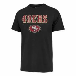 Budget 🔔 '47 Brand NFL Franklin Replay Wordmark Tee San Francisco 49ers 👍