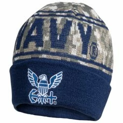 New 😍 Icon Sports Official Licensed U.S. Military Beanie US Navy 😉
