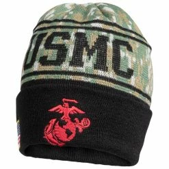 Best Sale ???? Icon Sports Official Licensed U.S. Military Beanie US Marines ✔️