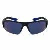 Best deal ❤️ Nike Skylon Semi-Rimless Sport Wrap 👓 Sunglasses Blue Combo 🛒
