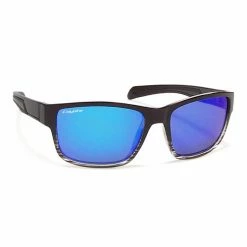 Outlet 🎁 Coyote Bluefin Polarized Polycarbonate 👓 Sunglasses Black/Blue ⌛