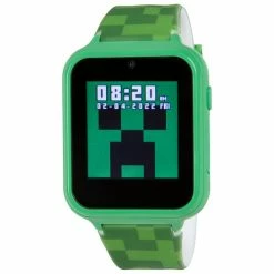 Discount 🤩 Accutime Interactive Kids' Character Smart ⌚ Watch Minecraft ❤️