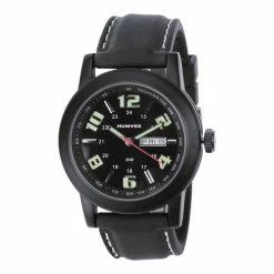 Outlet 👍 Humvee Men's Field ⌚ Watch II Black 🔔